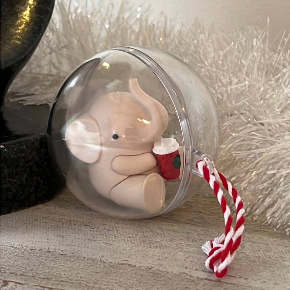2022 Starbucks Elephant in a Bubble Ornament